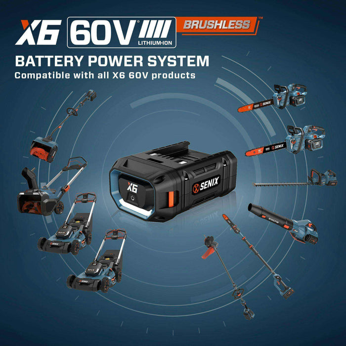 X6 60V Max* 21" Self-Propelled Cordless Lawn Mower, Brushless (8.0 Ah Battery & Charger Included)