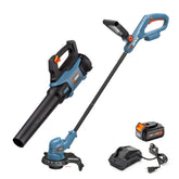 X2 20V Max* 2-Tool Cordless Combo Kit, 10" Cordless String Trimmer & L | Combo Kits | SENIX Tools
