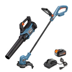 X2 20V Max* 2-Tool Cordless Combo Kit, 10" Cordless String Trimmer & L | Combo Kits | SENIX Tools