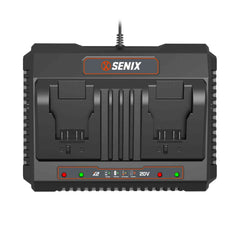 X2 20V Max* 6 Amp Dual-Port Charger, CHDX2-M | Chargers | SENIX Tools