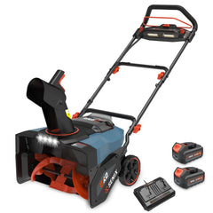 2X2 40V Max* 21" Cordless Snow Thrower, Brushless (2 5.0 Ah Batteries | Snow Throwers | SENIX Tools