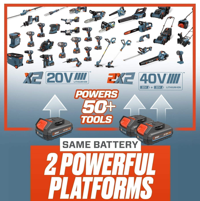X2 20V Max Cordless Leaf Blower, Brushless (5.0 Ah Battery & Charger Included)