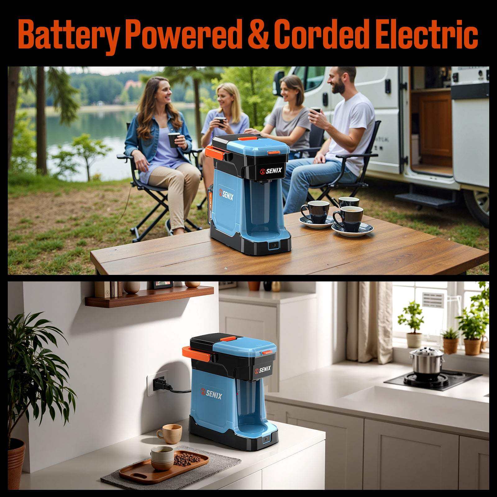 X2 20V Max* Portable Hybrid Coffee Maker (5.0 Ah Battery & Charger Included)