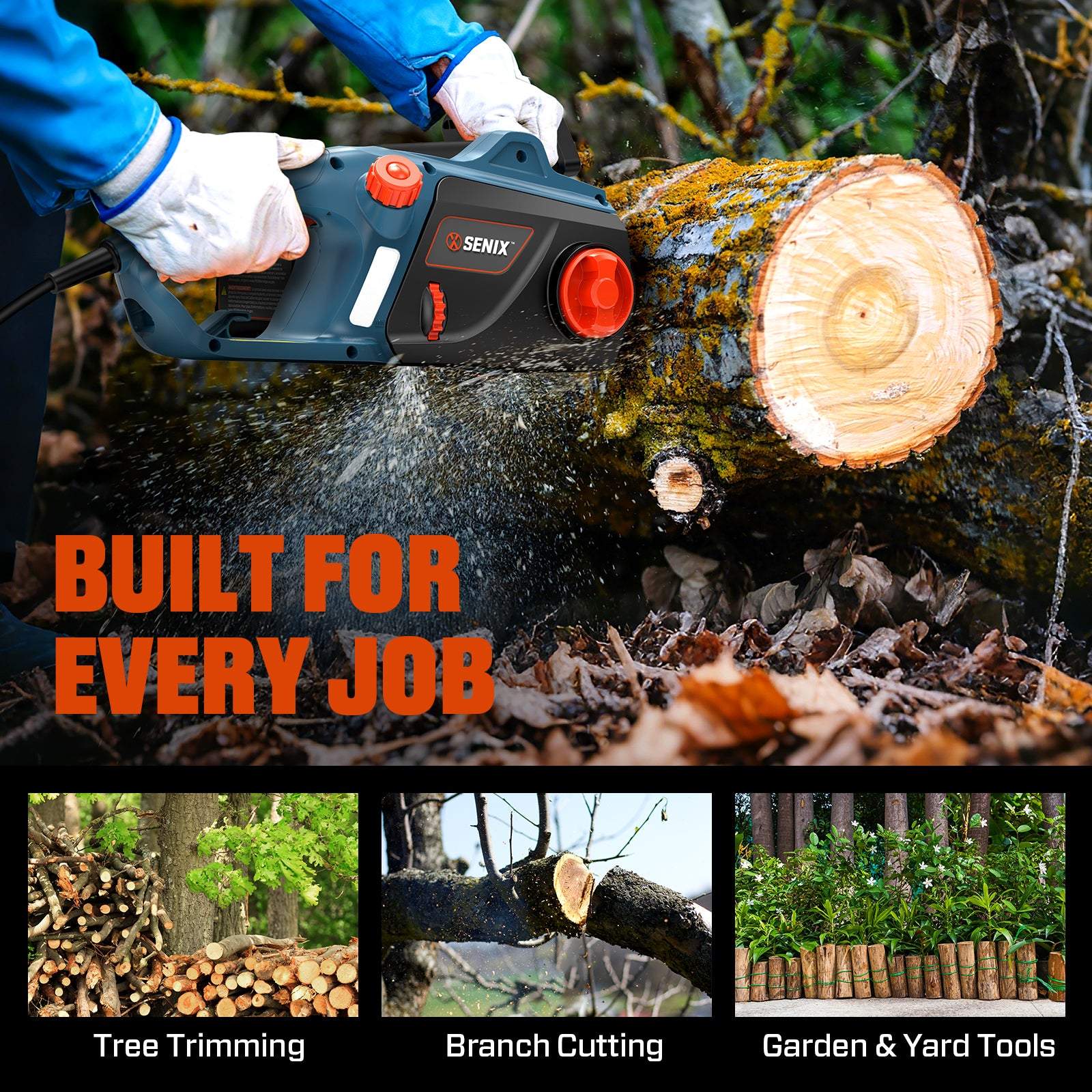 15 Amp 18" Corded Electric Chainsaw