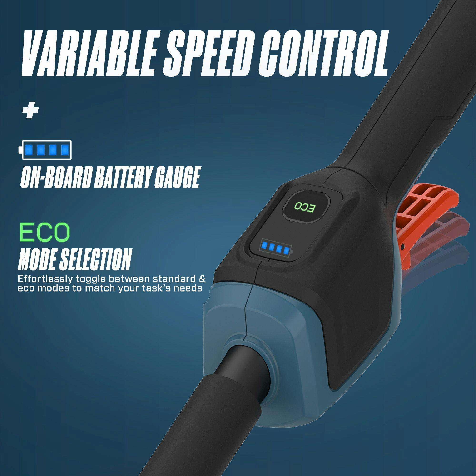 X6 60V Max 16" Cordless String Trimmer | Variable Speed Control | Brushless | GTX6-M | SENIX