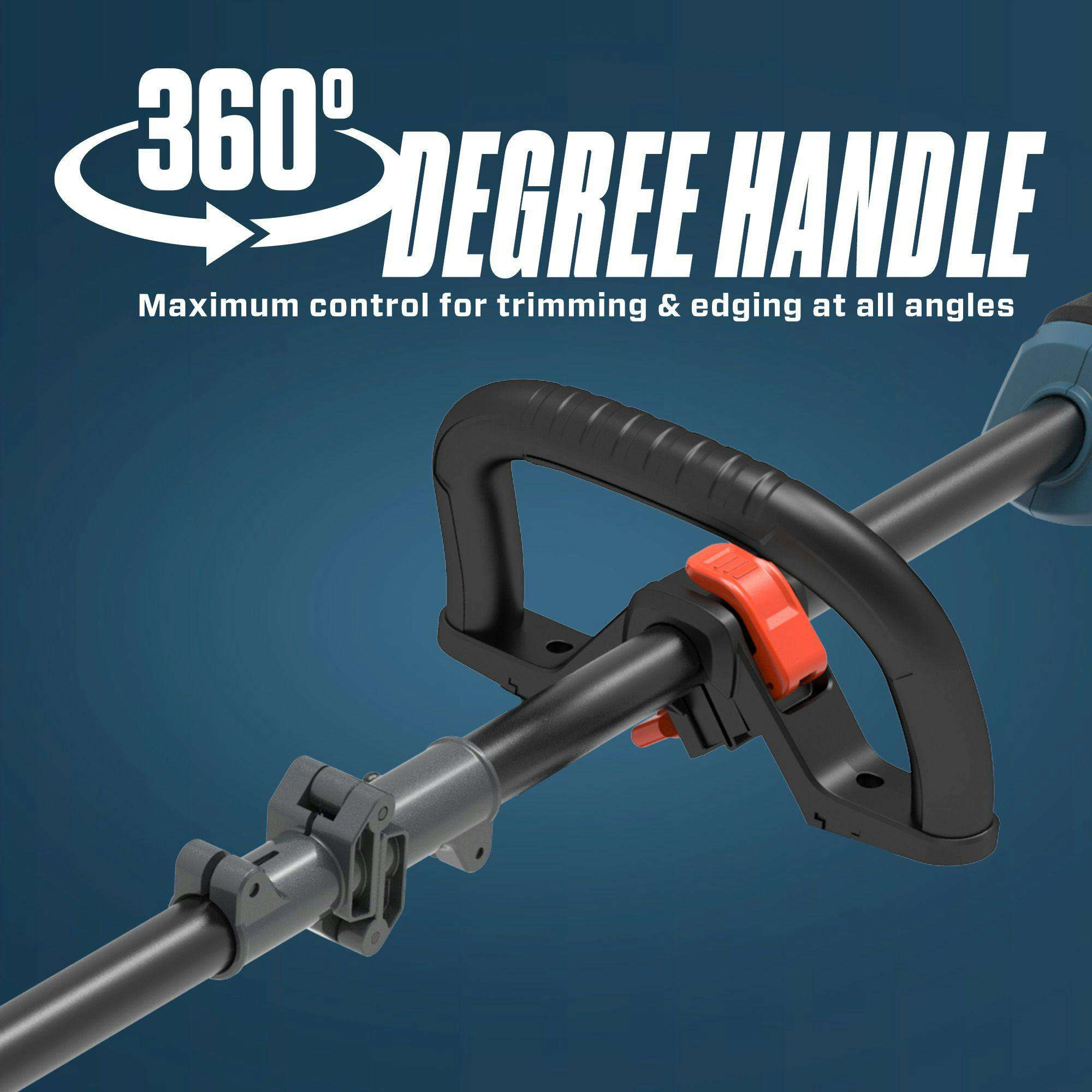 X6 60V Max 16" Cordless String Trimmer | 360-degree Rotating Handle | Brushless | GTX6-M | SENIX