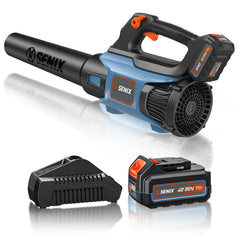 X2 20V Max* Cordless Leaf Blower (4.0 Ah Battery & Charger Included) | Leaf Blowers | X2 20V Max Cordless Leaf Blower | SENIX Tools