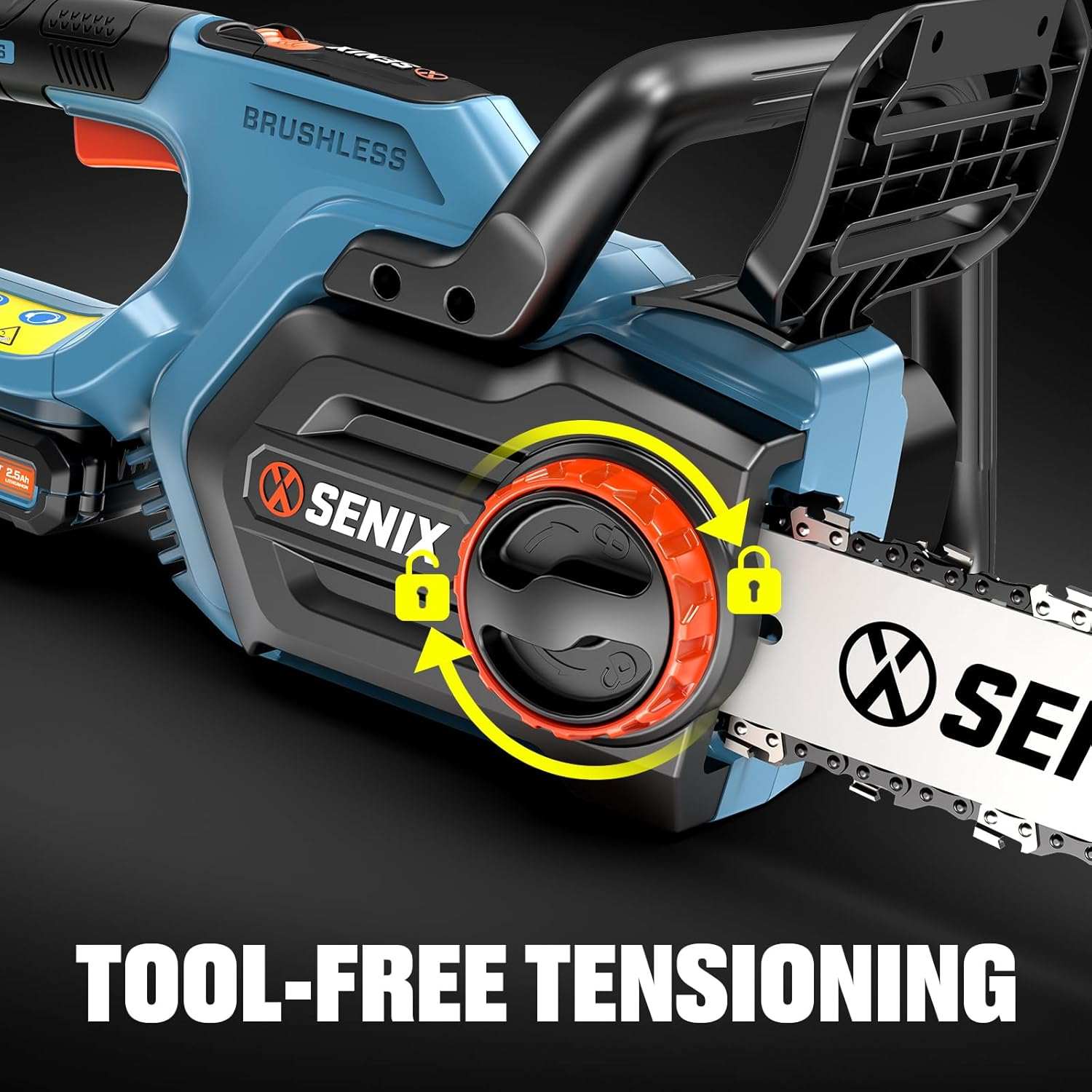 X2 20V Max* 10" Cordless Chainsaw, Brushless (2.5 Ah Battery & Charger Included)