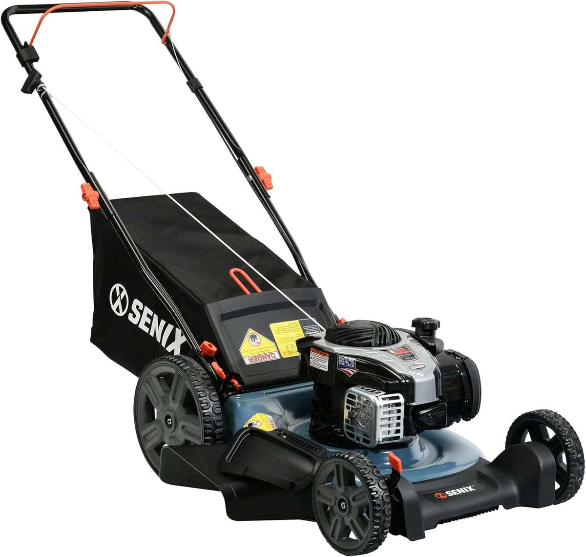 SENIX 21" 140cc Briggs & Stratton Engine Gas Push Lawn Mower | SENIX Tools