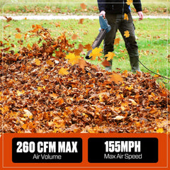 6 Amp Corded Electric Leaf Blower