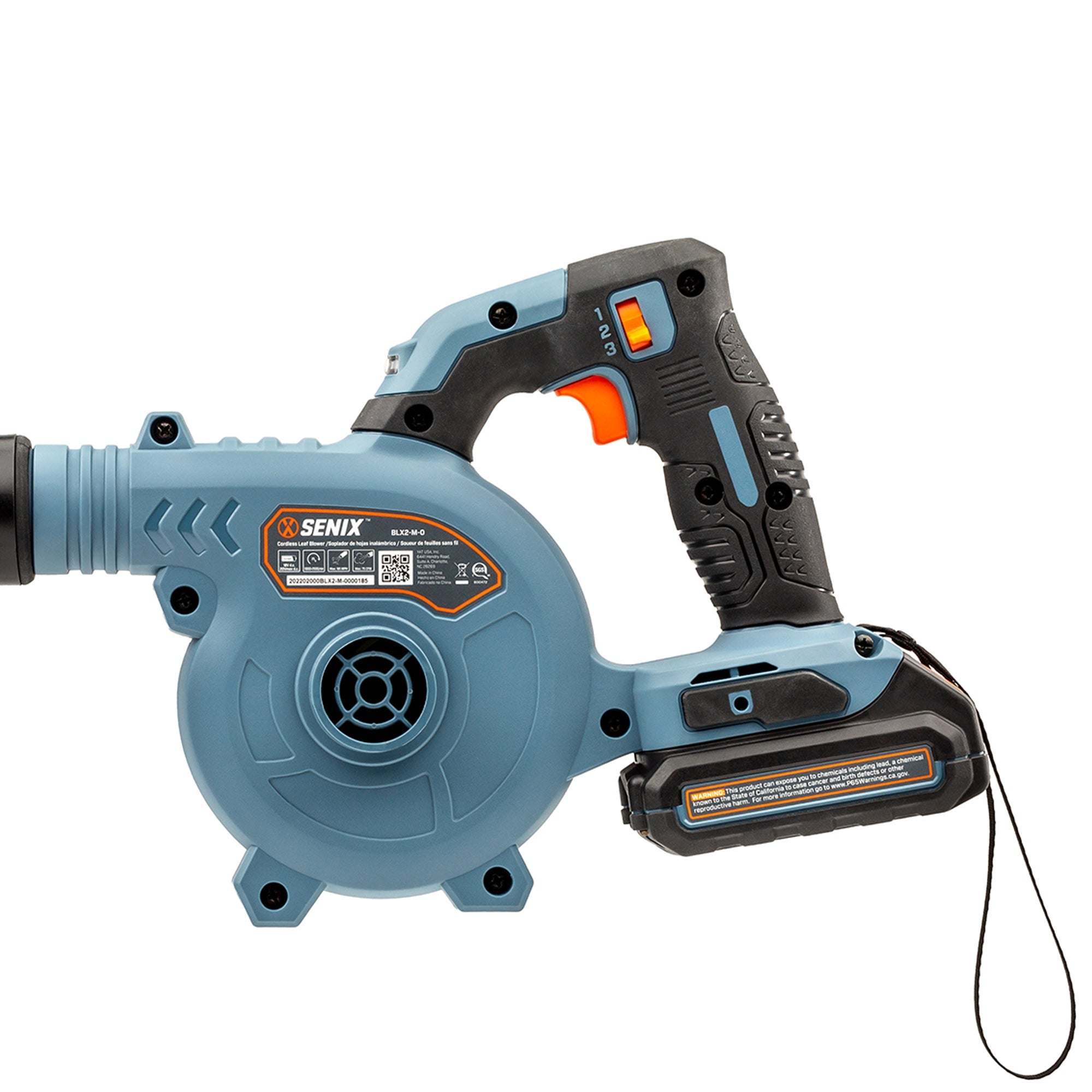 X2 20V Max Cordless Jobsite Blower (Battery & Charger Included) | Leaf Blowers | SENIX Tools