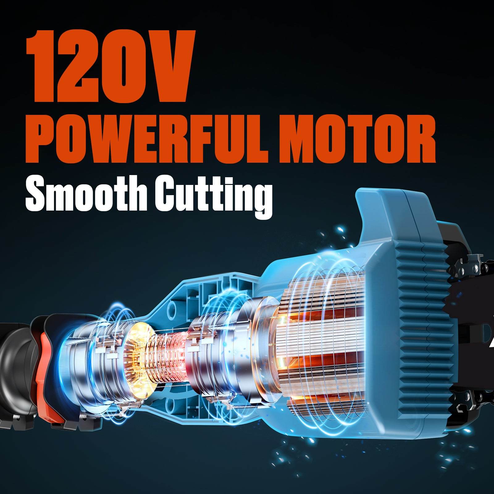 8 Amp 8" Corded Electric Pole Saw