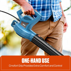 6 Amp Corded Electric Leaf Blower