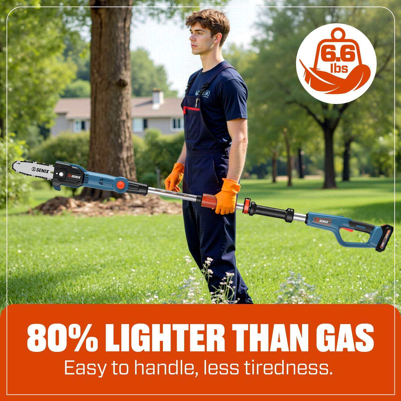 X2 20V Max* 8" Cordless Pole Saw, Brushless