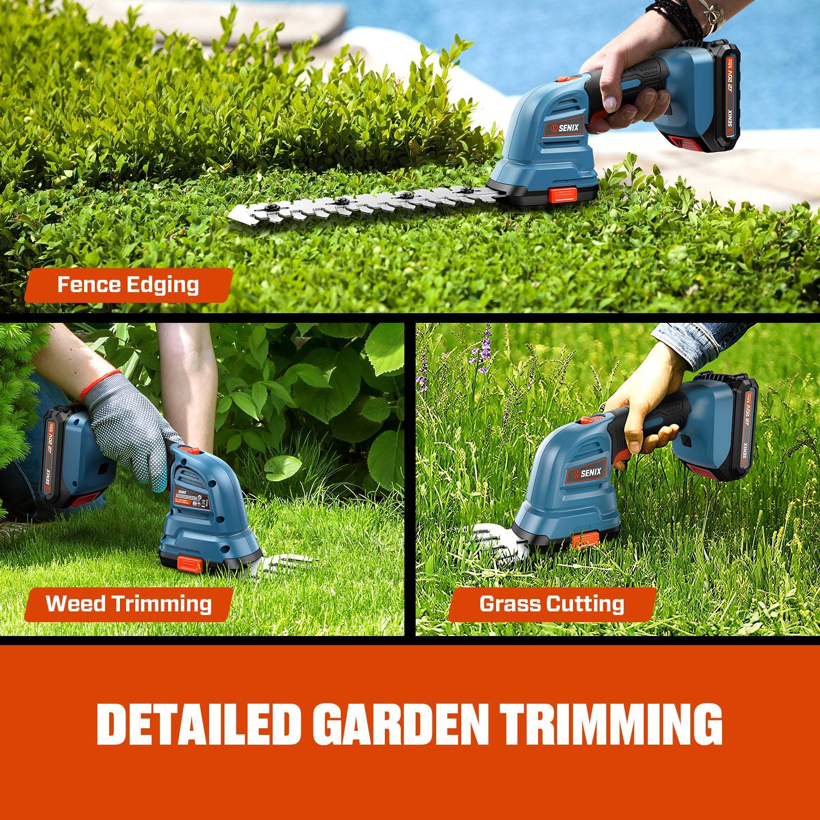 X2 20V Max* Cordless Grass Shear/Shrubber (2.0 Ah Battery & Charger Included)