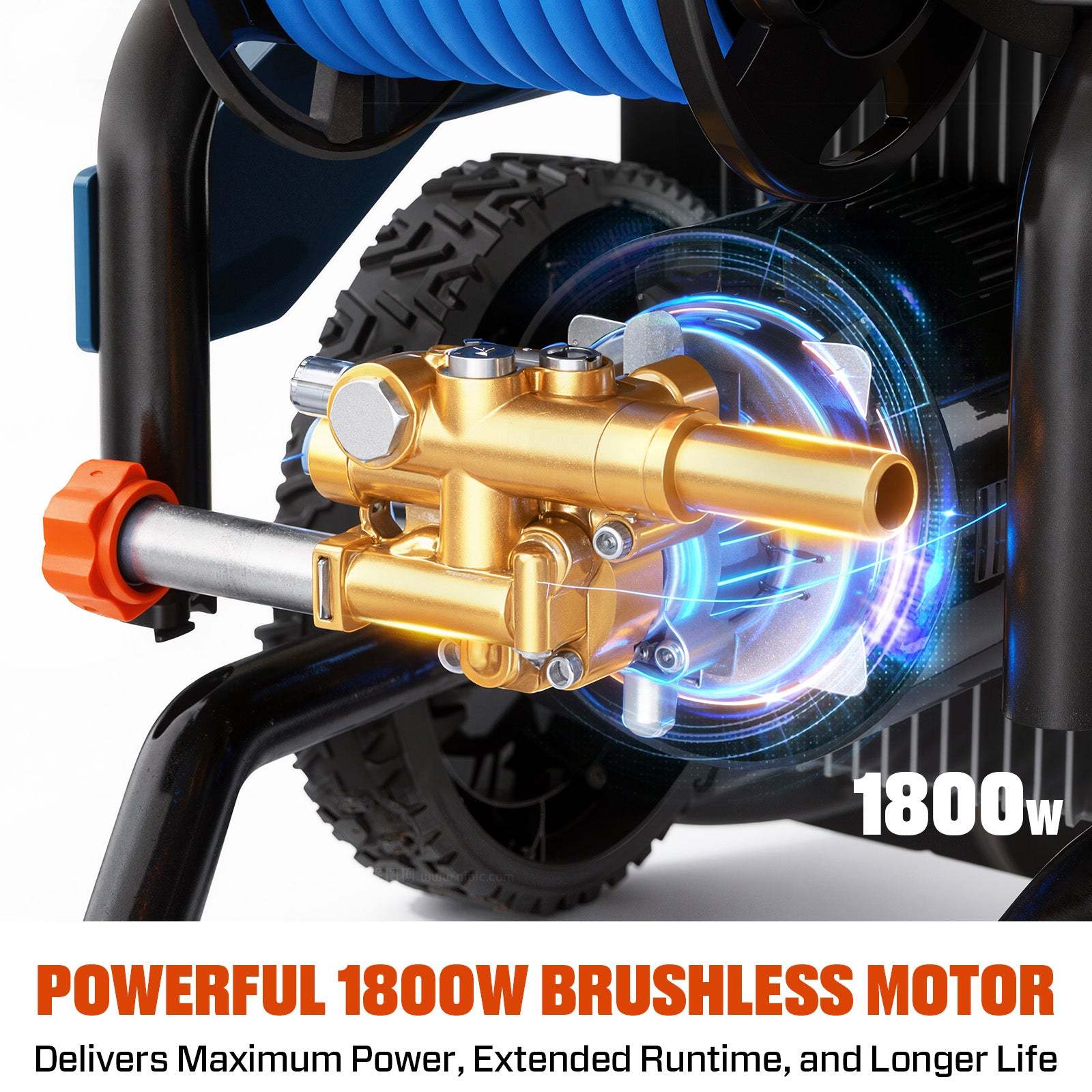 SENIX 2300-PSI 1.2-GPM Cold Water Electric Pressure Washer