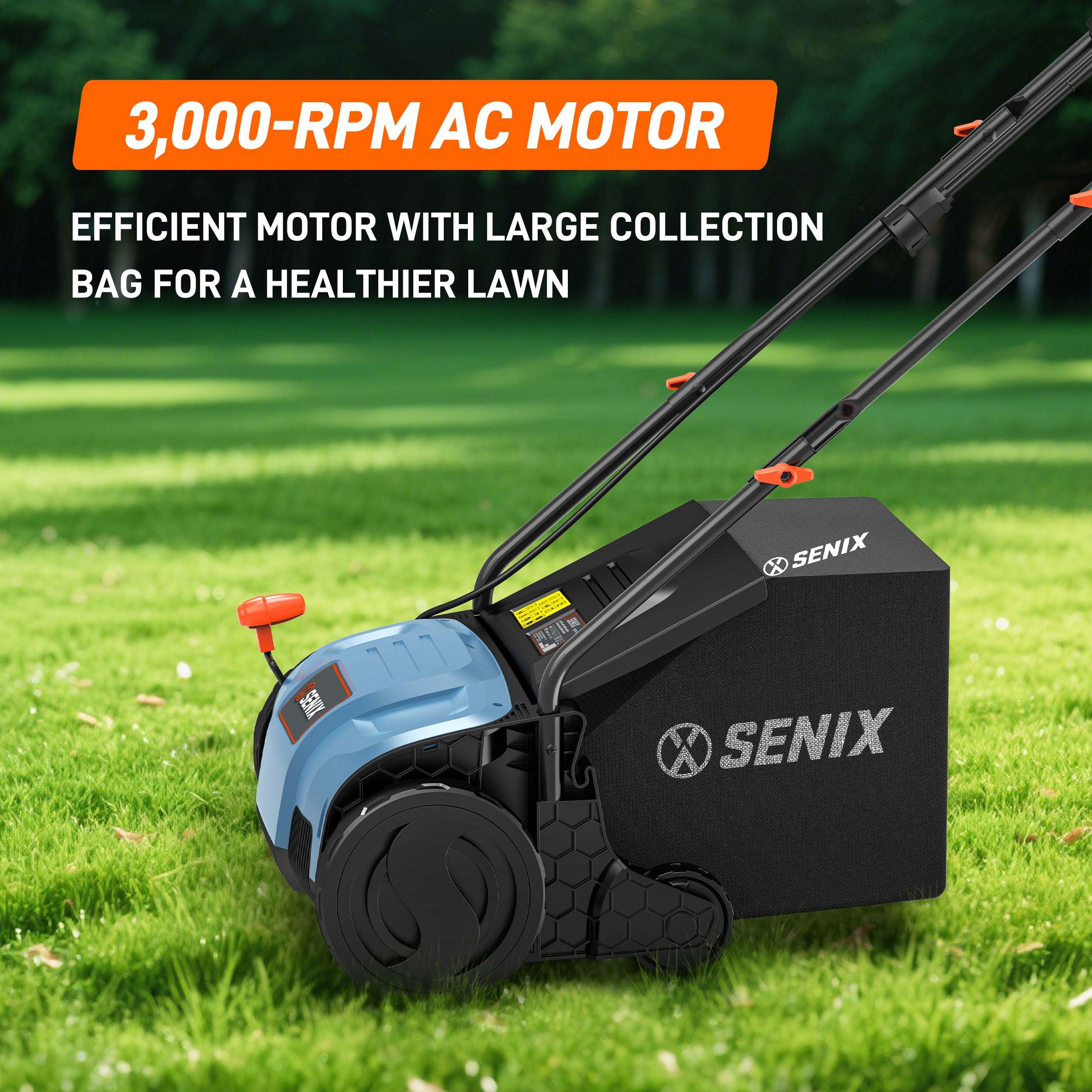 12 Amp 12.6" Corded Electric Dethatcher & Scarifier Combo