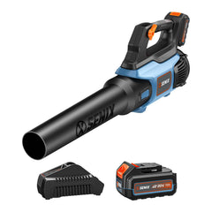 X2 20V Max* Cordless Leaf Blower (4.0 Ah Battery & Charger Included) | Leaf Blowers | X2 20V Max Cordless Leaf Blower | SENIX Tools