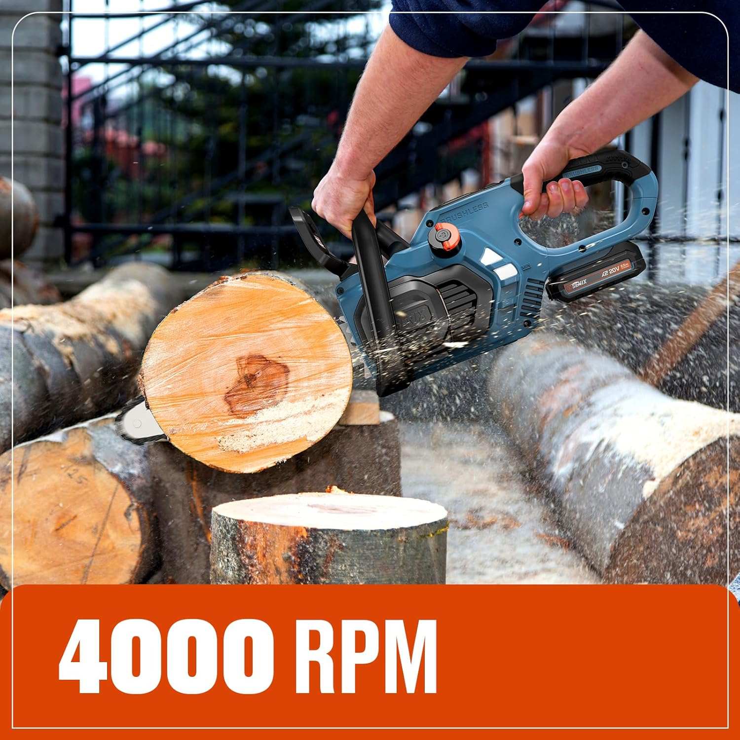 X2 20V Max* 10" Cordless Chainsaw, Brushless (2.5 Ah Battery & Charger Included)