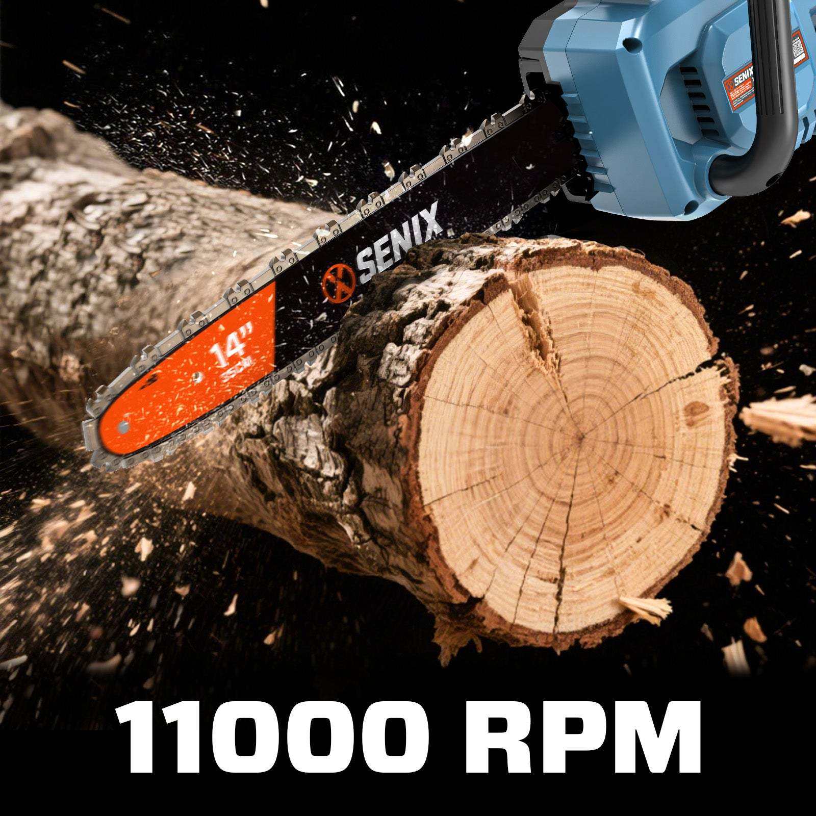 2X2 40V Max* 14" Cordless Chainsaw, Brushless (2 4.0 Ah Batteries & Charger Included)