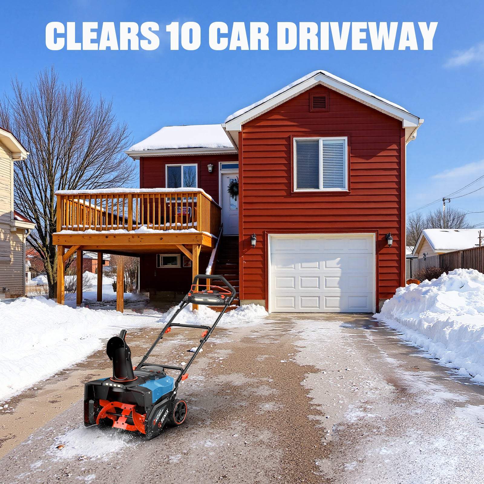 2X2 40V Max* 21" Cordless Snow Thrower, Brushless (2 5.0 Ah Batteries & Charger Included)