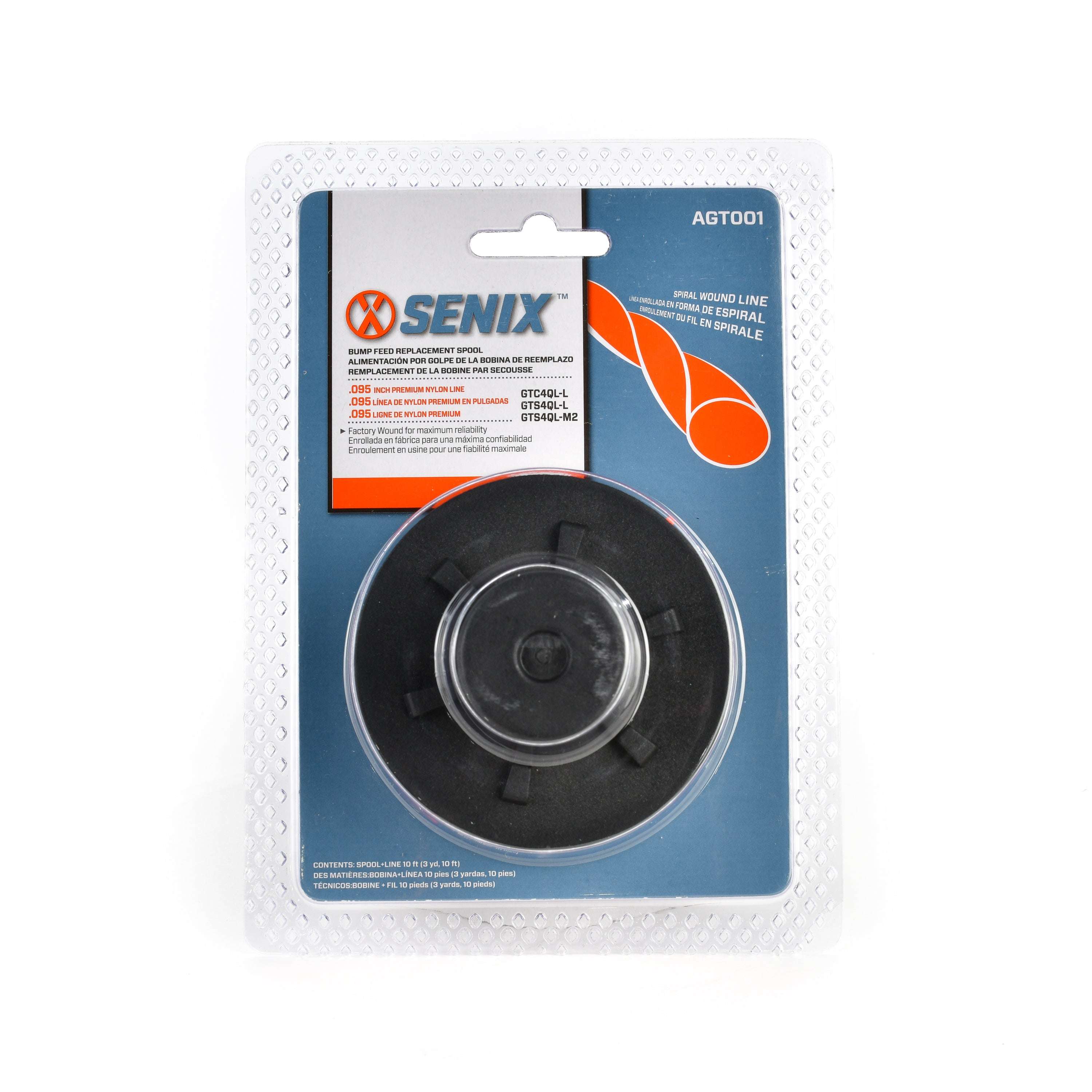 10 ft Spooled String Trimmer Line for Gas Powered 4QL® String Trimmers | Parts And Accessories | SENIX Tools
