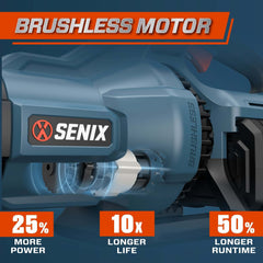 X6 60V Max Cordless Leaf Blower, Brushless (Battery & Charger Included) | Leaf Blowers | SENIX Tools