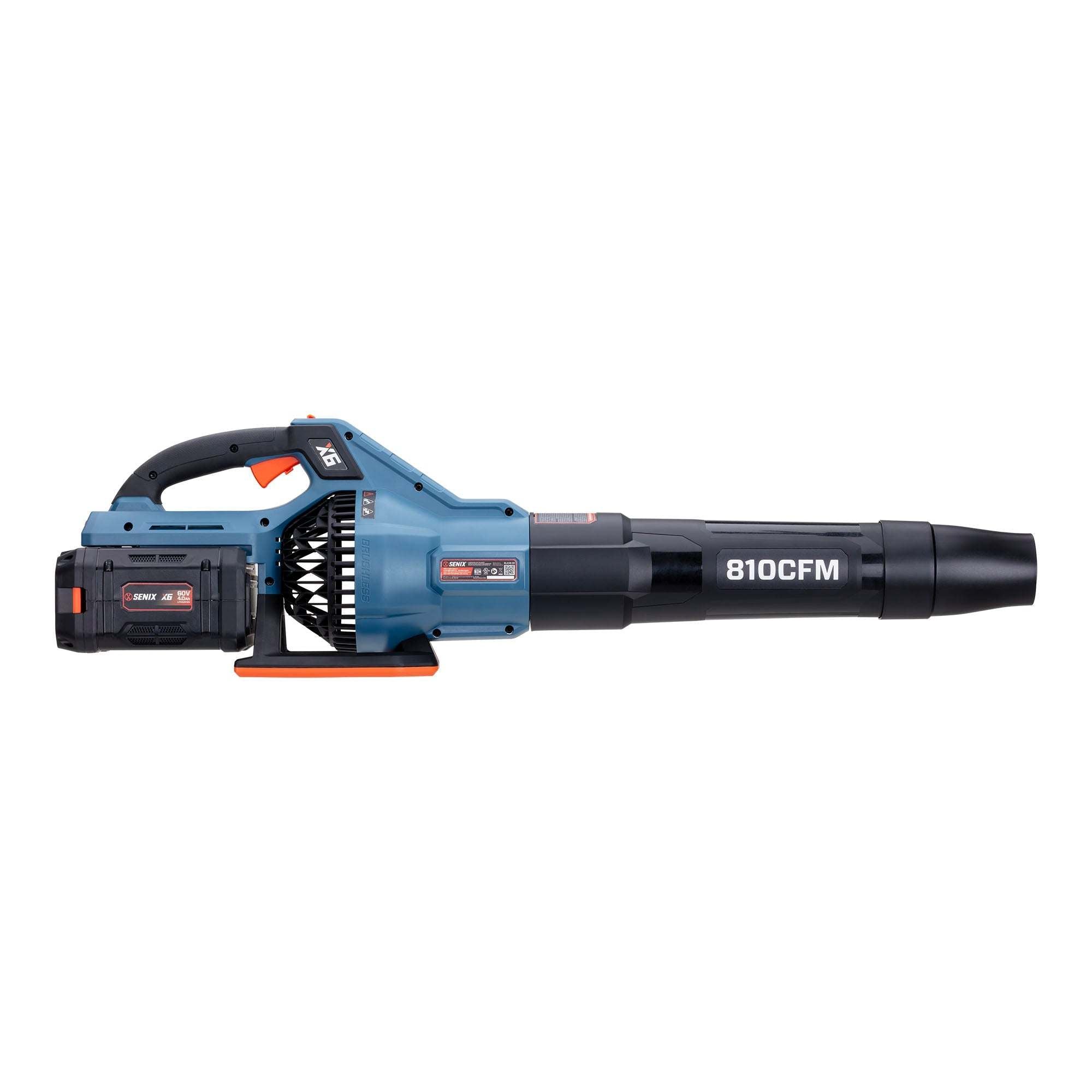 X6 60V Max Cordless Leaf Blower, Brushless (Battery & Charger Included) | Leaf Blowers | SENIX Tools