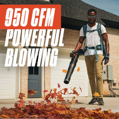 X6 60V Max* Cordless Backpack Blower, Brushless (Two 6.0 Ah Batteries & Charger Included)