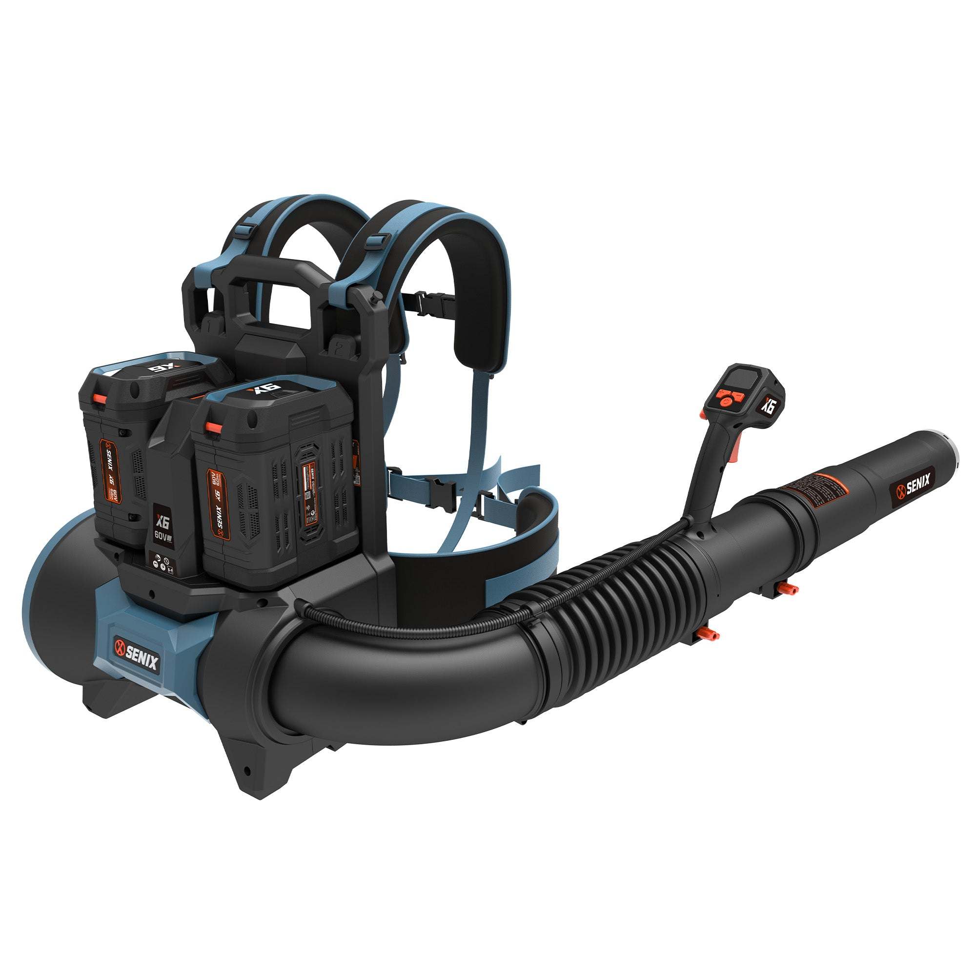 X6 60V Max* Cordless Backpack Blower, Brushless (Two 6.0 Ah Batteries & Charger Included)