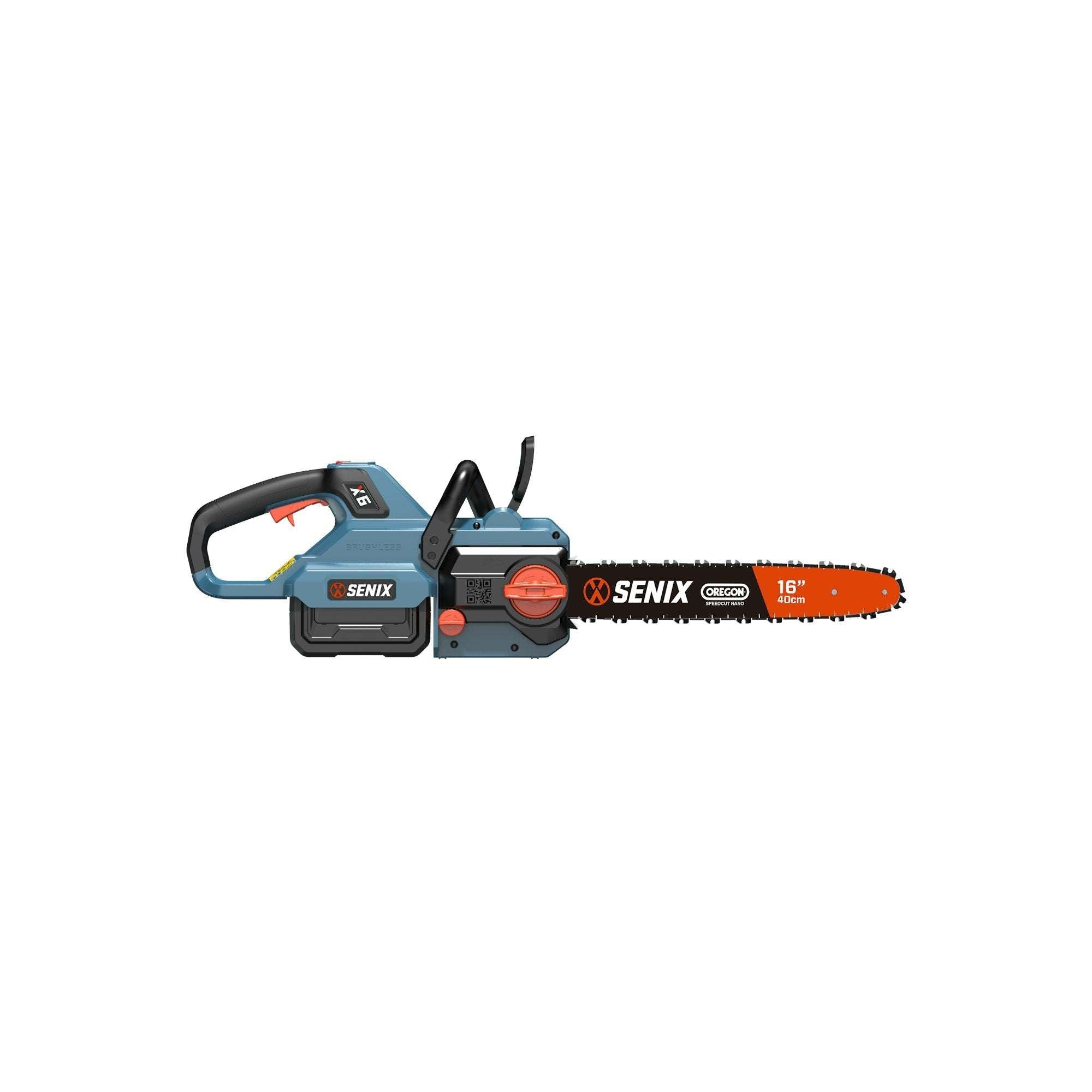 X6 60V Max 16" Cordless Chainsaw, Brushless (Battery & Charger Included | Chainsaws | SENIX Tools