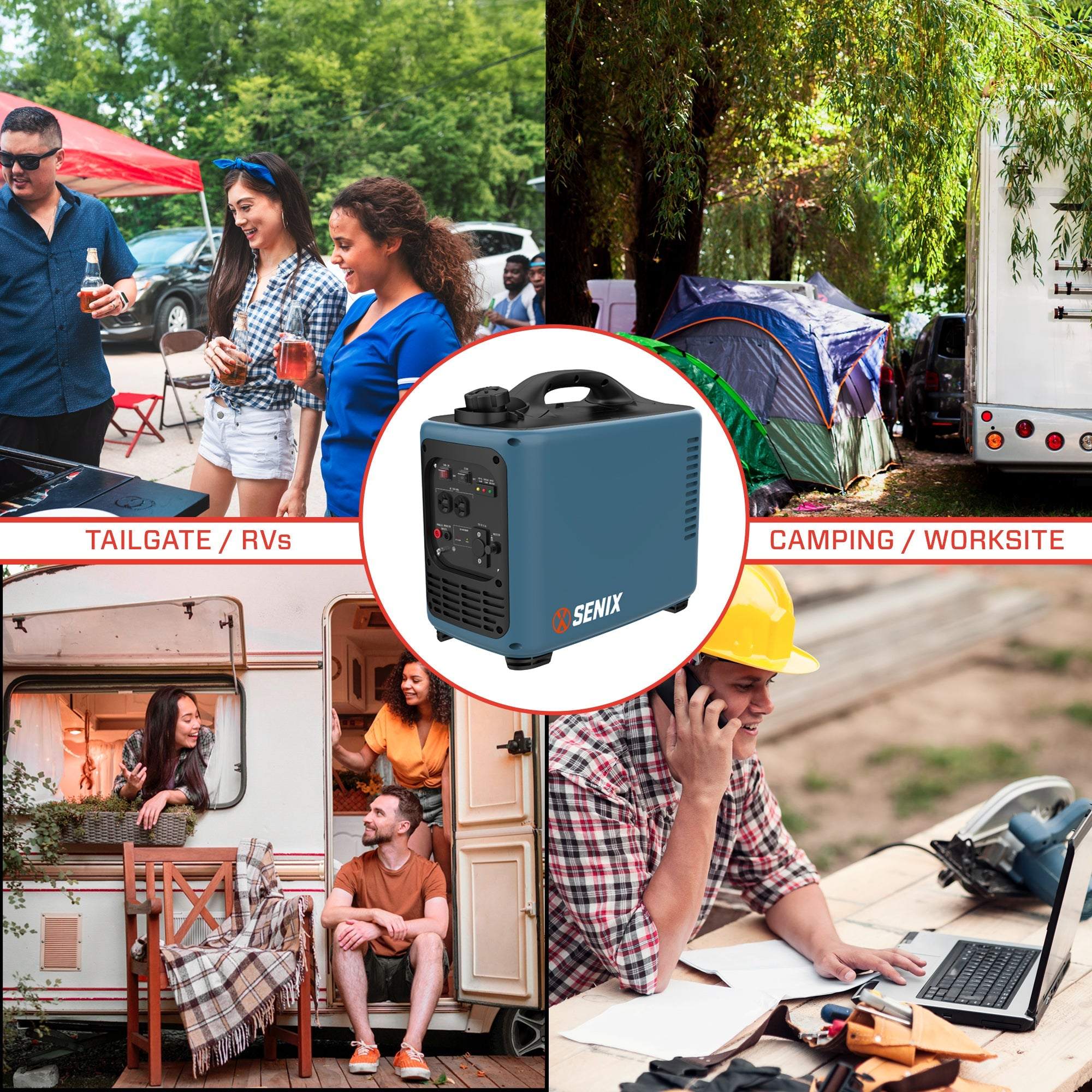 SENIX 2000 Watt Gas Inverter/Generator | Portable Power | SENIX Tools