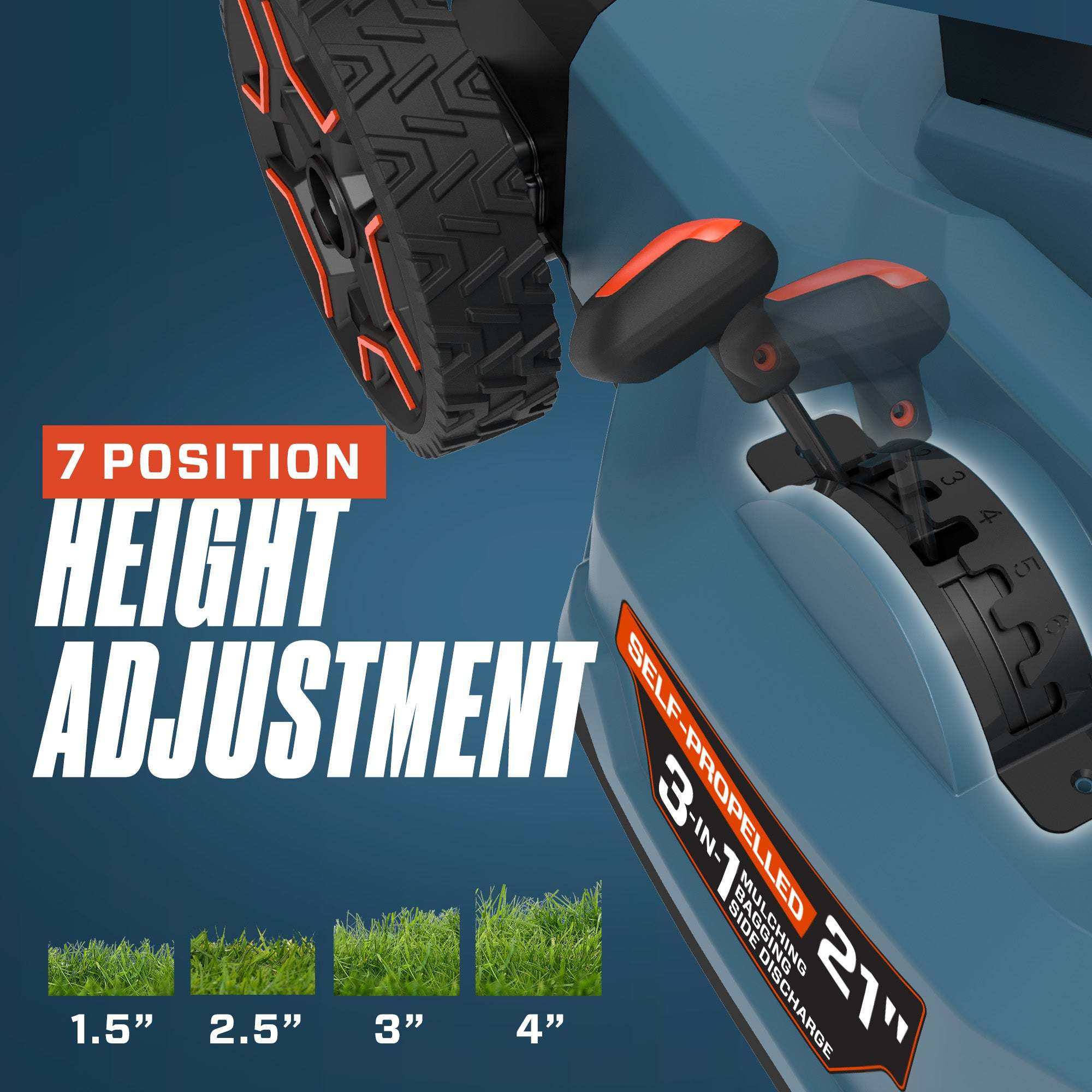 X6 60V Max* 21" Self-Propelled Cordless Lawn Mower, Brushless (8.0 Ah  | Lawn Mowers | SENIX Tools