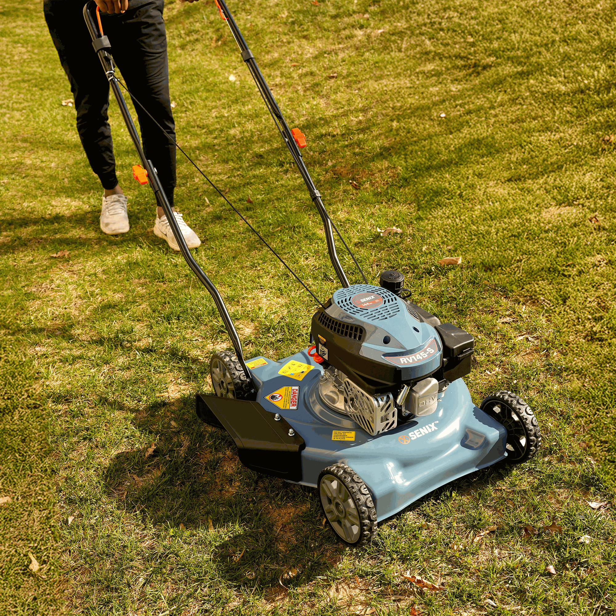 SENIX 20" 144cc 4-Cycle Gas Push Lawn Mower | SENIX Tools