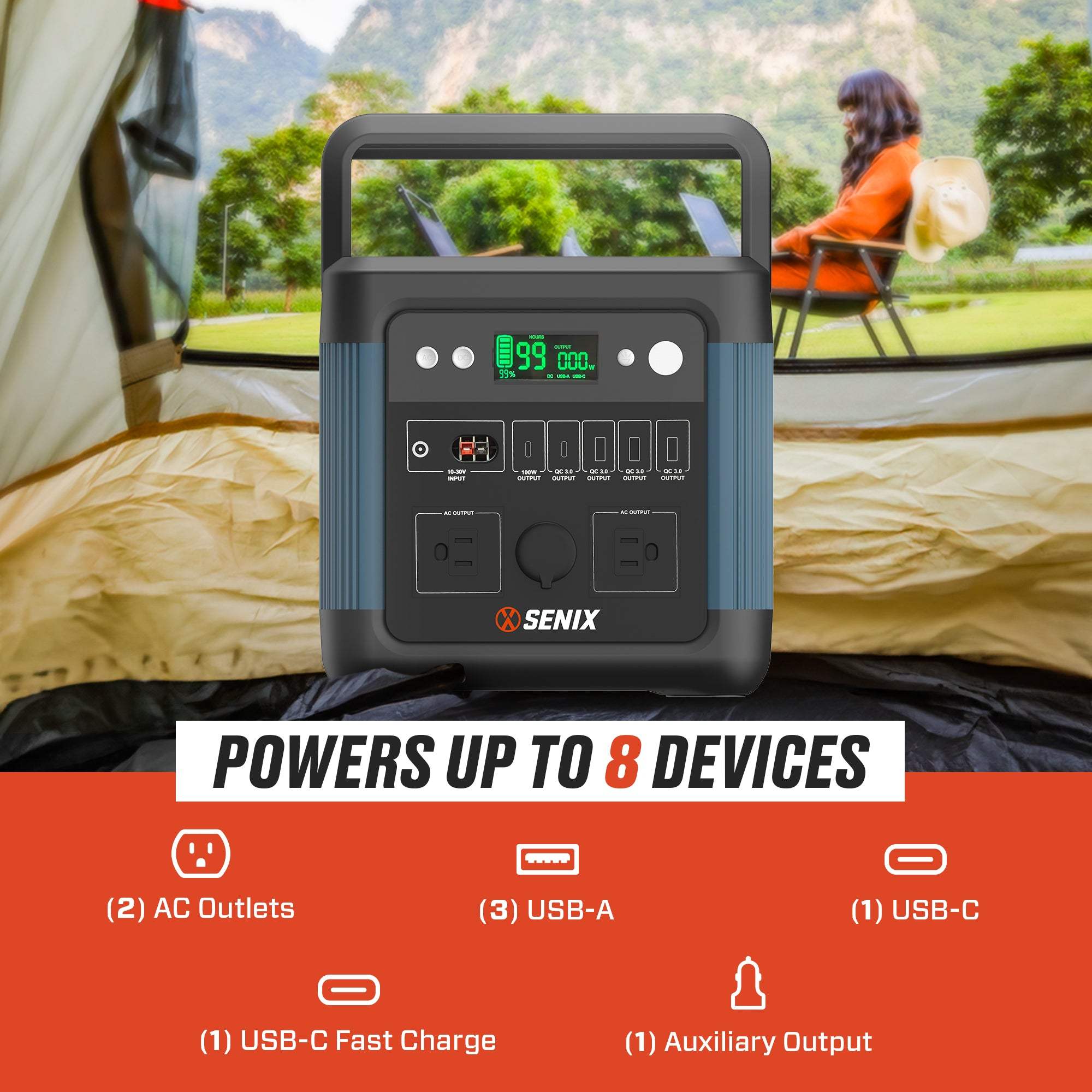 SENIX 1200 Watt Power Station | Portable Power | SENIX Tools