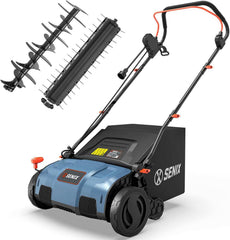 13 Amp 15" Corded Electric Dethatcher & Scarifier Combo