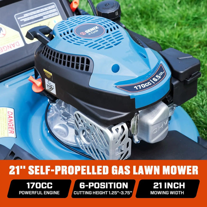 170cc Powerful 4-Cycle Engine
