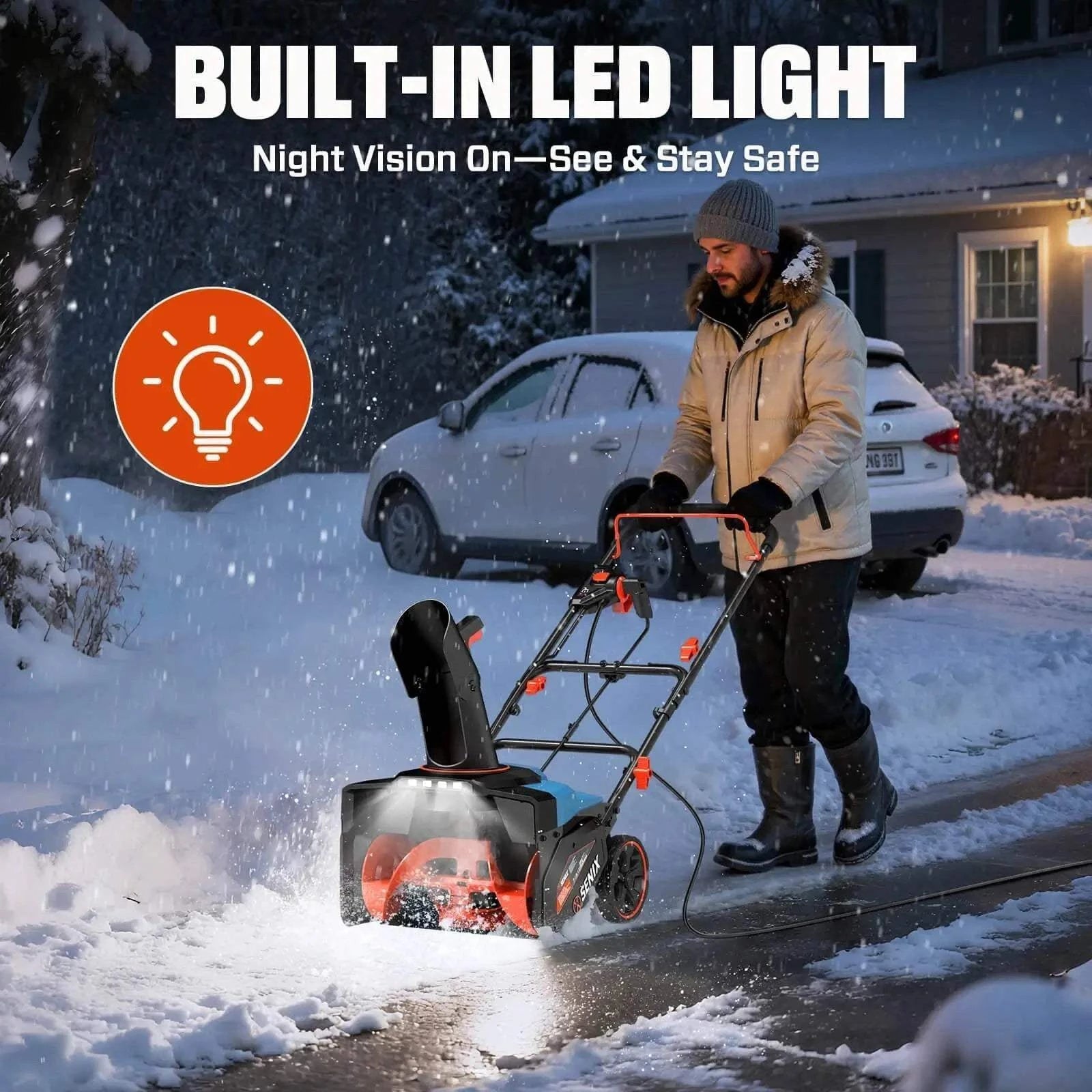 14 Amp 18" Corded Electric Snow Blower