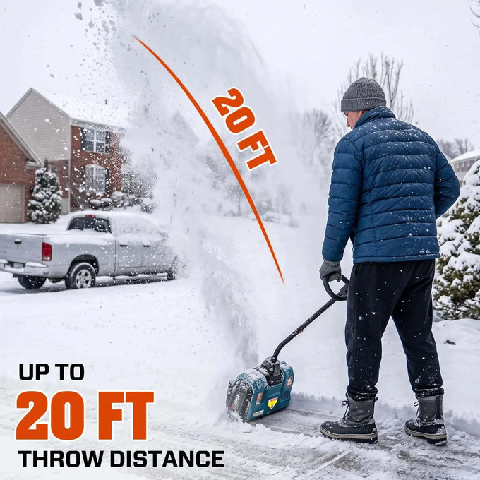 THROWS SNOW UP TO 20 FT